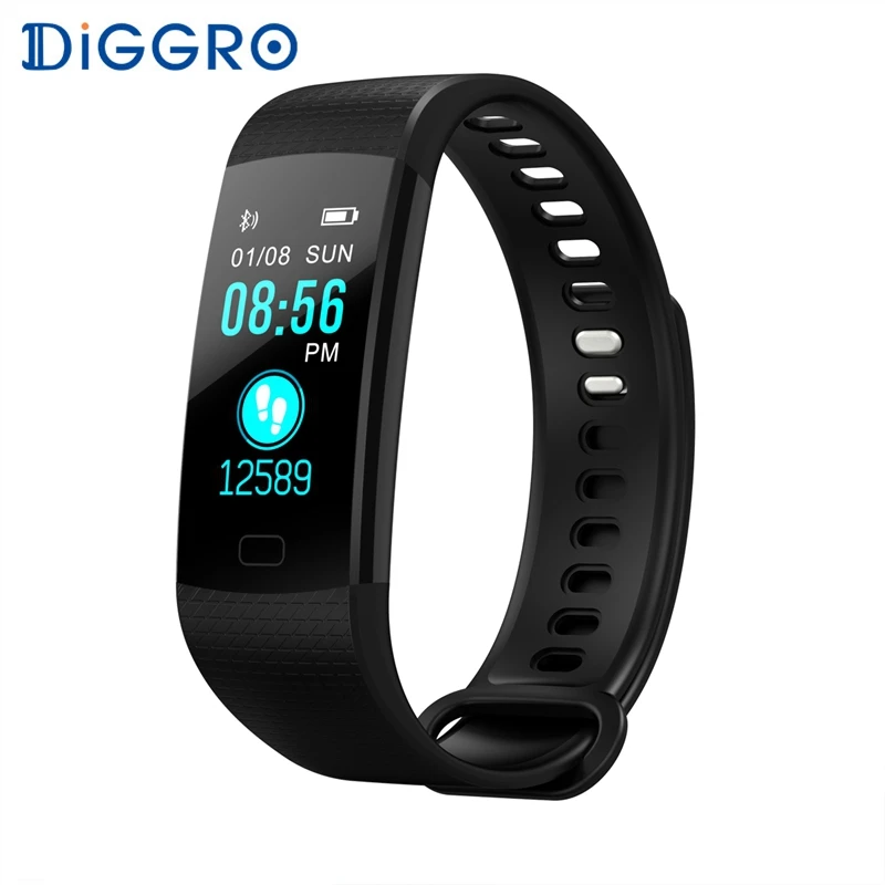 Diggro DB07 смартбраслет фитнес-трекер мониторинг сердечного ритма Bluetooth соединение IP67 для iOS и Android