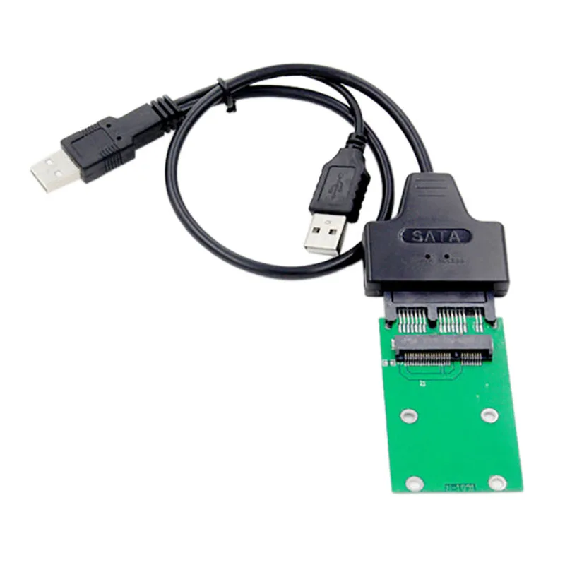 Мини Pcie MSata SSD до 1 8 дюймов Micro Sata адаптер карта + USB кабель 7Pin 9Pin на Mini Pcie|Жёсткие