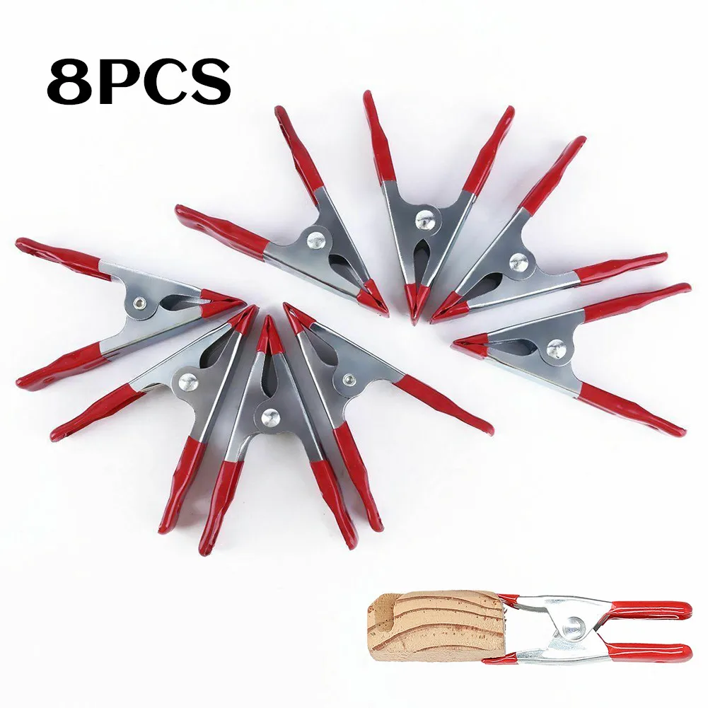 

8 Pcs Clamps Clip 8 X 8pcs/set Clips Craft Work Fixing Kit Metal Photos