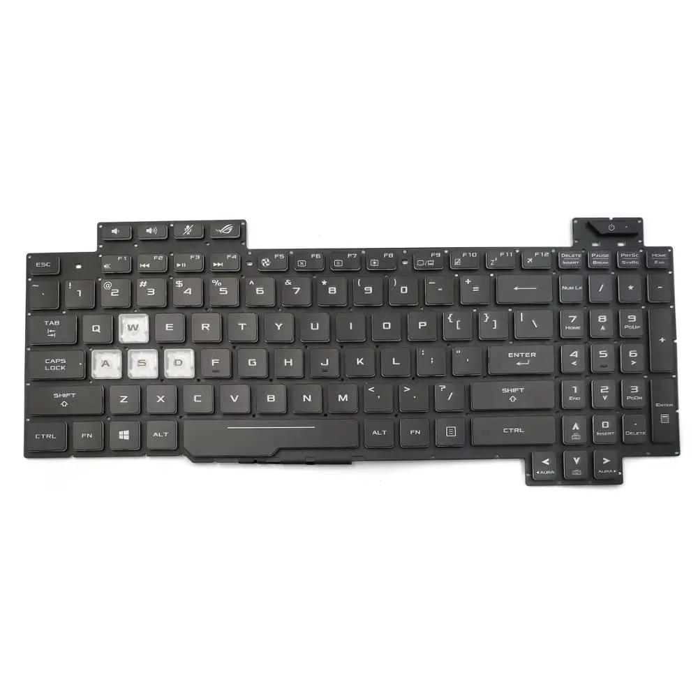 Клавиатура для ноутбука Asus ROG Strix Scar II новая клавиатура GL704 GL704GM с подсветкой в США