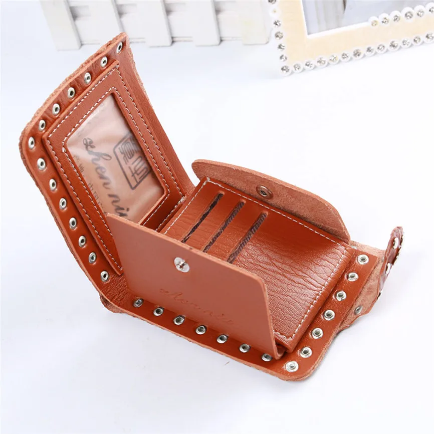 Men's Wallet Multi-Function Card Pack Liu Ding Crocodile Head Short Dark Crossed Multifunction A4 | Багаж и сумки