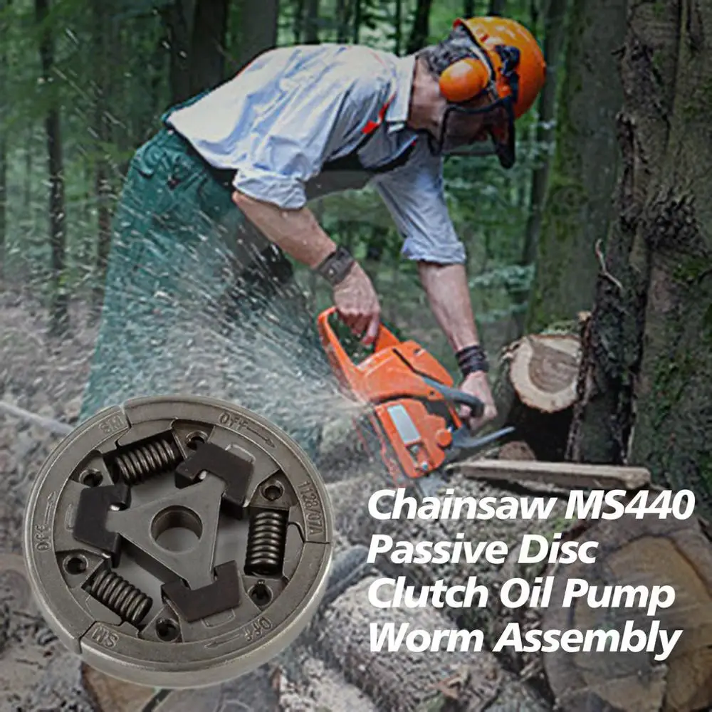 

MS440 Passive disc clutch oil pump worm assembly Chainsaw accessories portable wear-resistant utility tool accessories