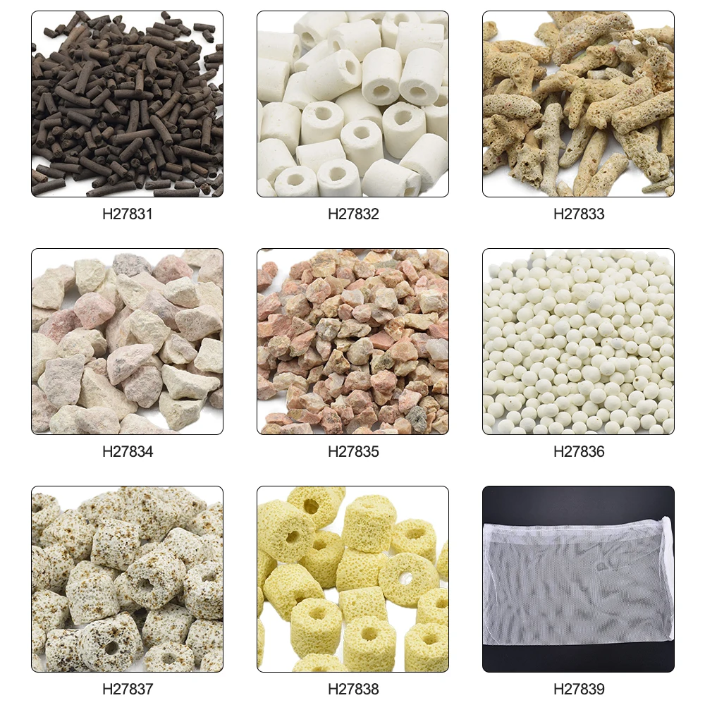 Аквариумный фильтр для аквариума керамическое кольцо с активированным углем