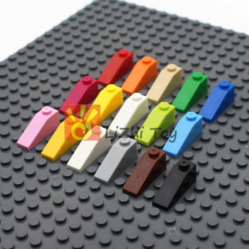 MOC склон кирпич 1*3 4286 DIY просвечивающие блочные кирпичи совместимые с сборными