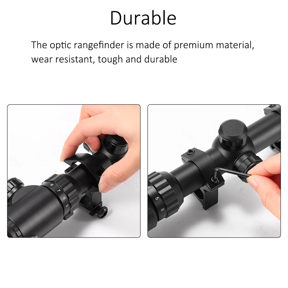 Оптический дальномер металлический практичный с подсветкой оптический Снайпер