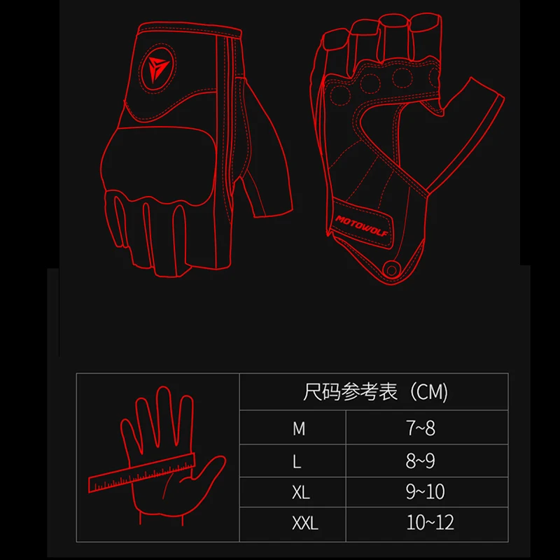 

Motorcycle Gloves Winter&Summer Motocross Protective Gear Touch Screen Gloves Real Leather
