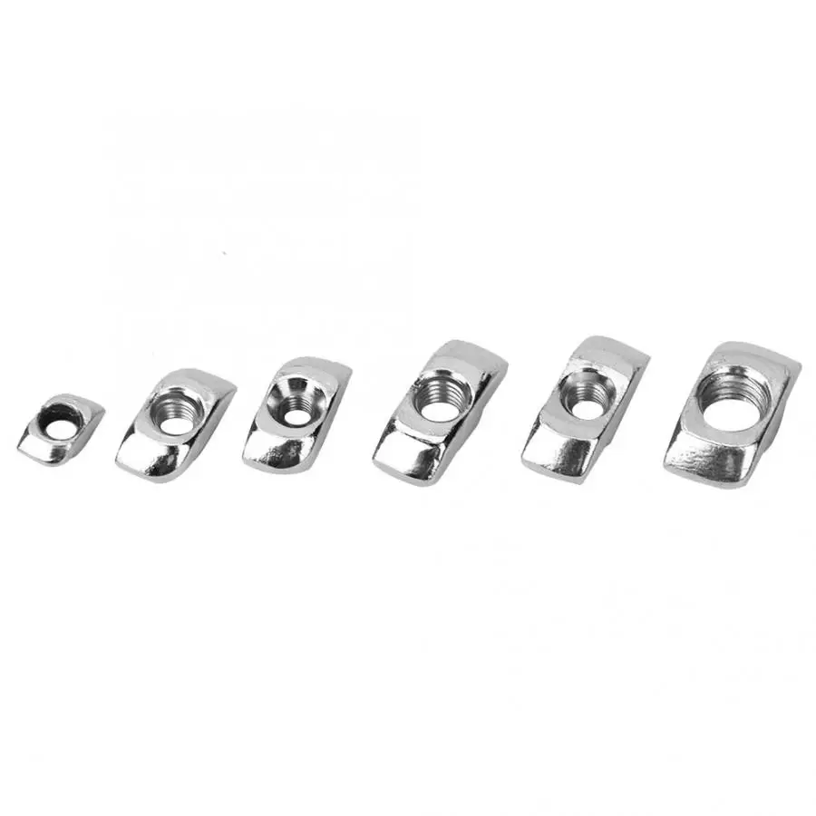 Rvet Nut Rivnut 200 шт. T слот слайдер гайки M3 M4 M5 M6 M8 крепежные для 20/30/40 алюминиевых