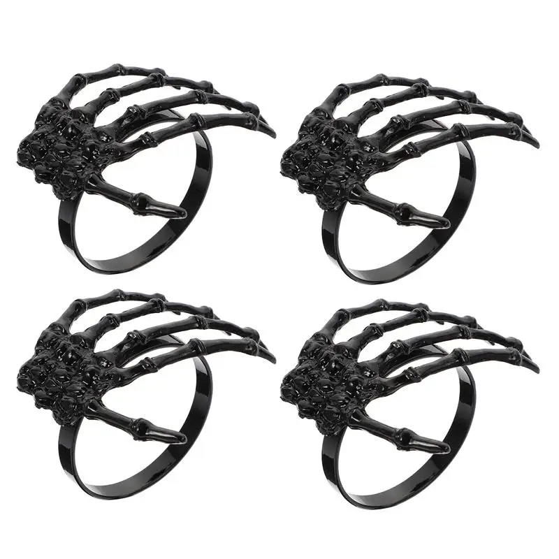 

4 шт., кольца для салфеток в форме привидения на Хэллоуин