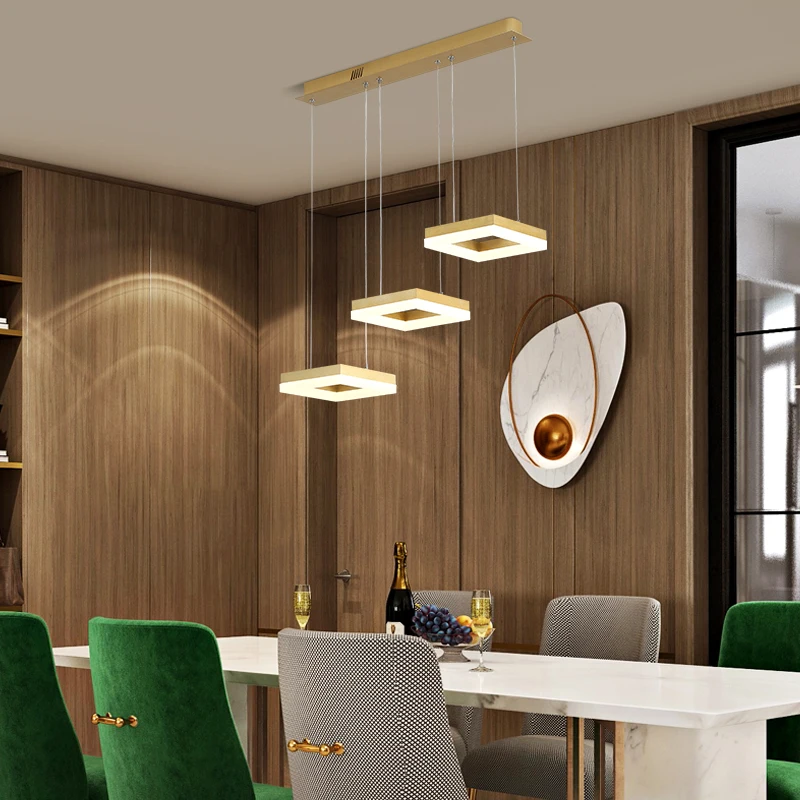 Современные светодиодные подвесные светильники для кухни столовой кровати