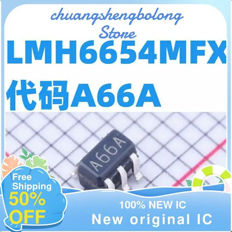 

10-200 шт. LMH6654MFX SOT23-5 A66A LMH6654MF новый оригинальный IC