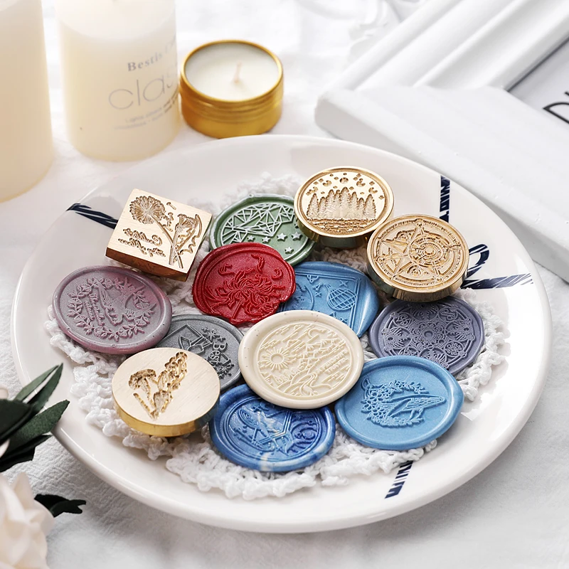 Восковая печать ретро деревянные штампы восковая для свадебных приглашений
