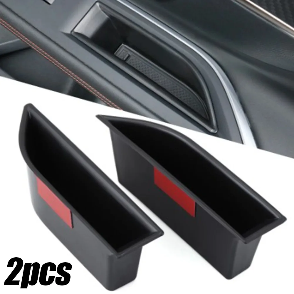 

2pcs Car Door Storage Box For 3008 3008GT 2016-2018 Car Front Inside Door Storage Pallet Armrest Boxes Interior Accessories