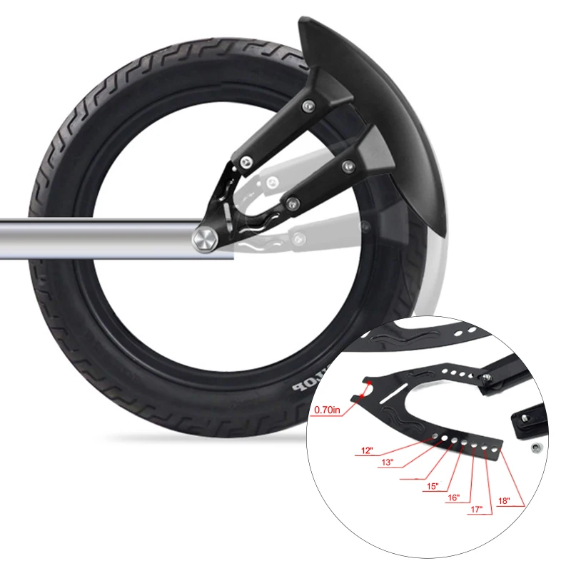 

Universal Motorcycle Rear Splash Guard Mudguard Cover Fenders Motorcycle Mudguard With Bracket Accesorios Motorcycle Accesorios