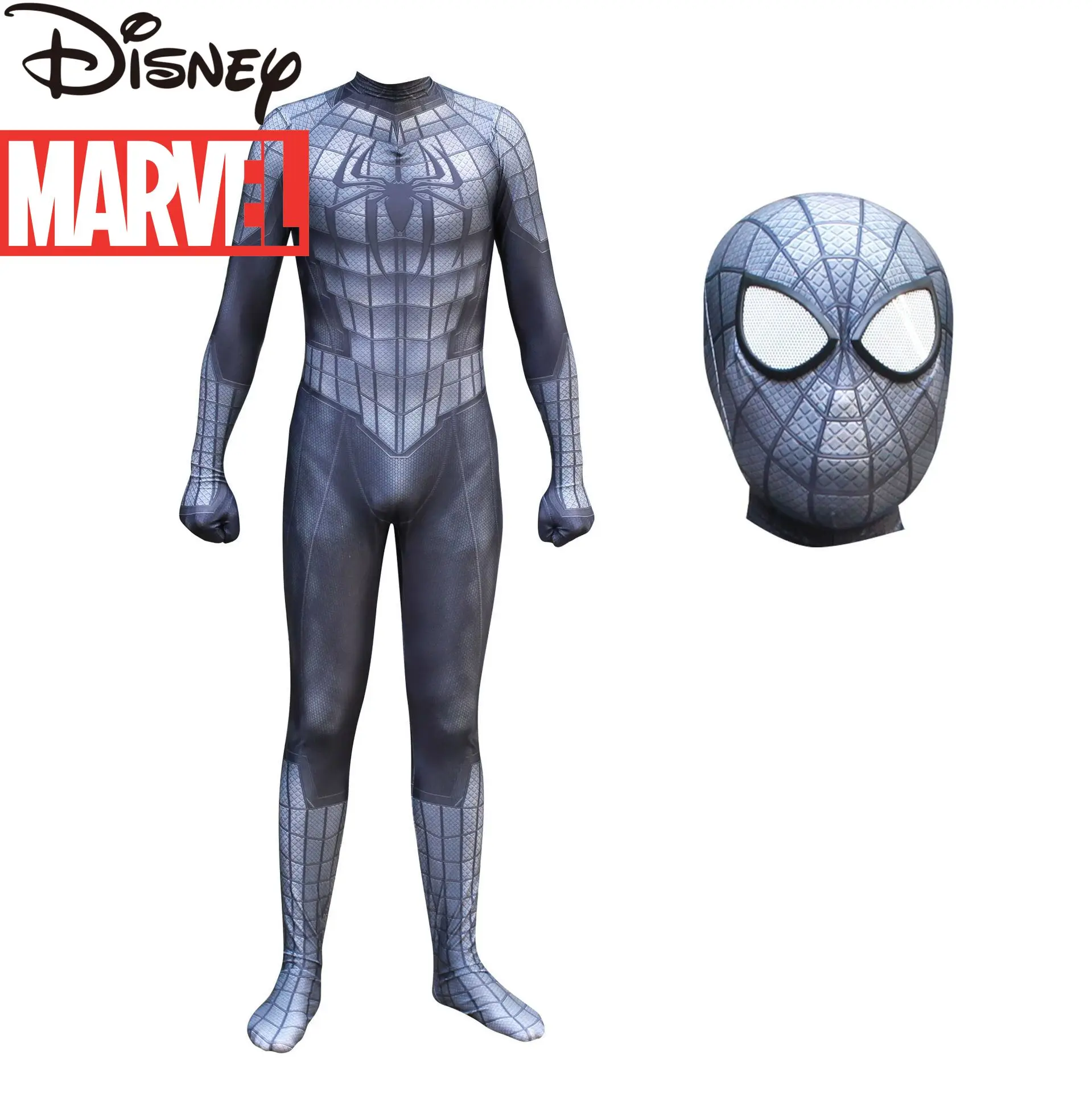

Disney Marvel Venom Spider-Man Adult Child Cosplay One-piece Leotard Halloween Costume Cartoon Dress Up