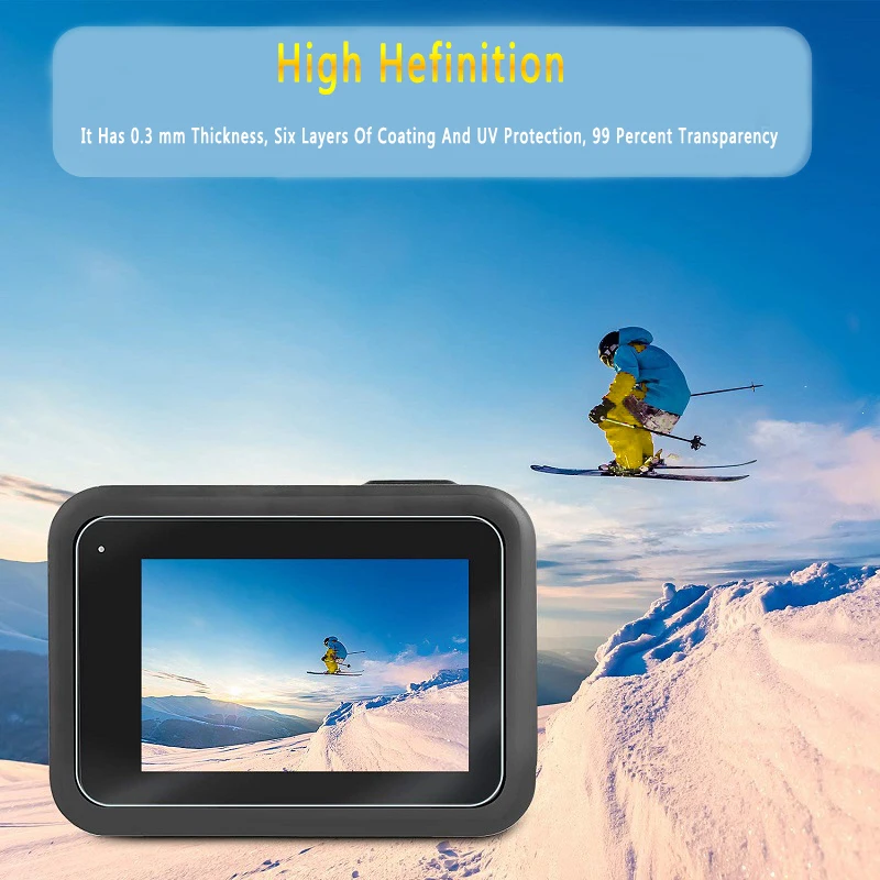 1 компл. HD объектив Toughenedi Flm для GoPro hero8 усиленная Взрывозащищенная защитная пленка