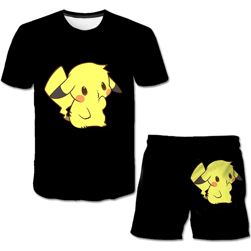 

XINYOU 2021 Frozen Anime 3D T-shirt Baby Boys Summer Casual tshirt Fashion Kawaii Clothes For Children Sets Girls Outwear Tops