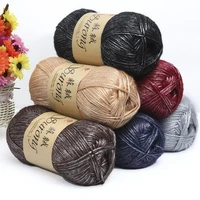 5pcs500g silk cotton knitting yarn crochet needlework thick wool thread yarn for hand knitting scarf sweater eco friendly