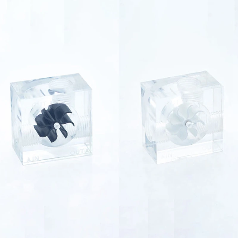 

Acrylic PC Computer Water Cooling Flow G1/4 Thread 3-Ways Water Flow Meter Indicator Cold Liquid Flow Rate