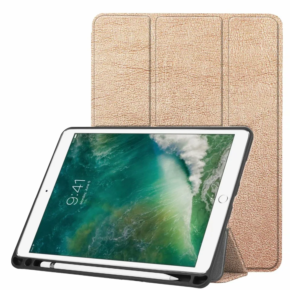Ультратонкий смарт чехол с держателем для карандашей Apple IPad Pro 10 5 2017 A1701 A1709