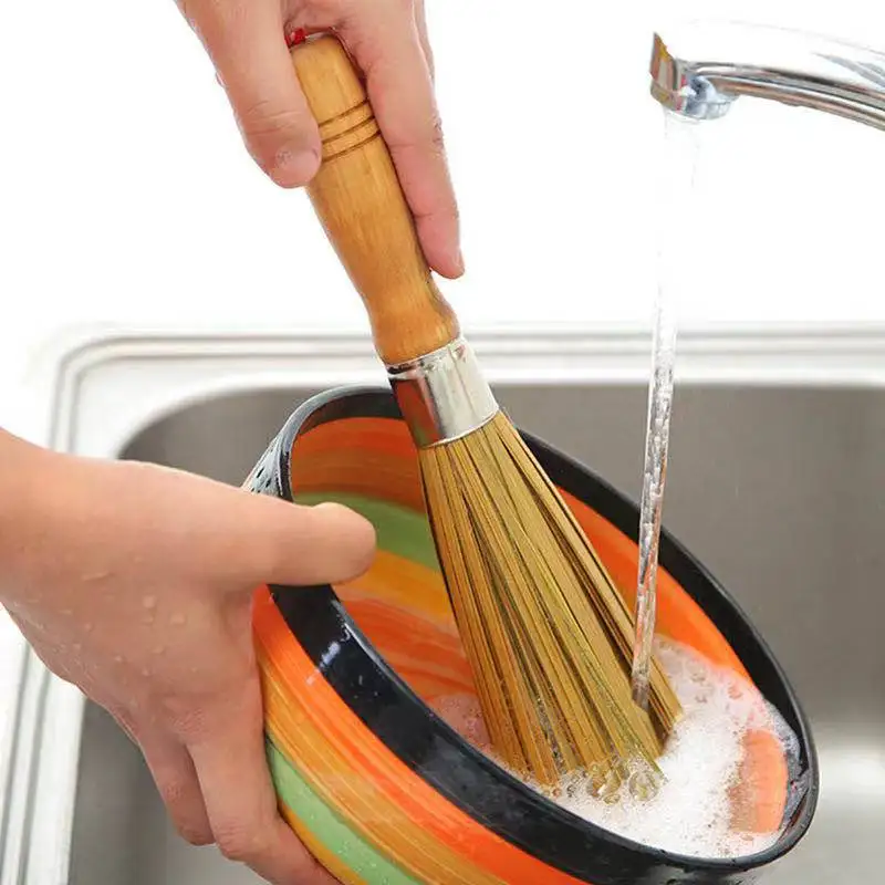 Антипригарная щетка для масляного бамбукового ВОК кухонный горшок сильная