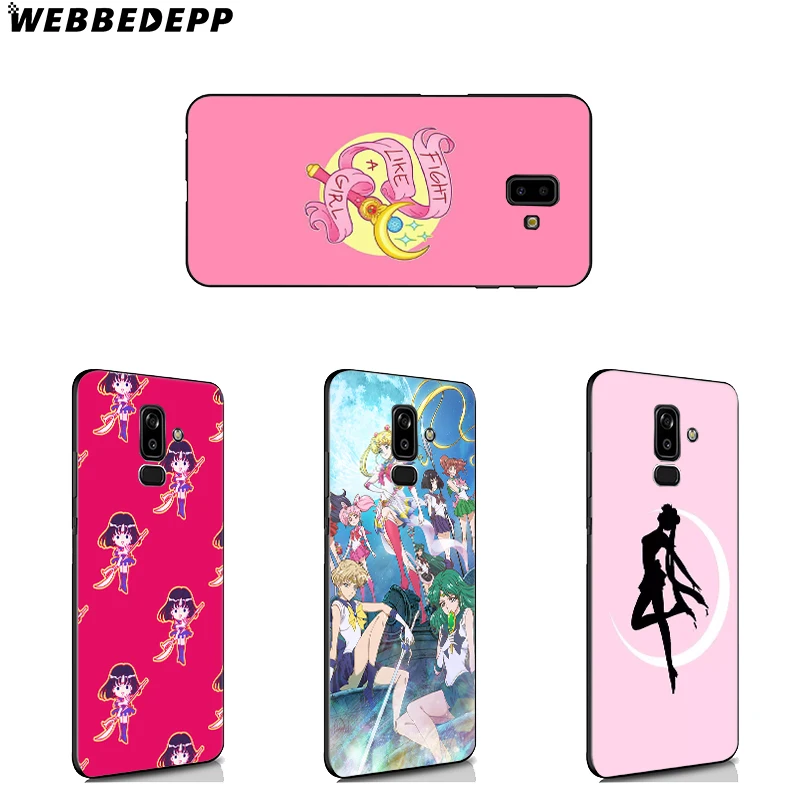 Sailor Moon Girl Аниме мягкий для samsung Galaxy J8 J6 J4 Plus Prime A2 Core J7 Duo силиконовый |