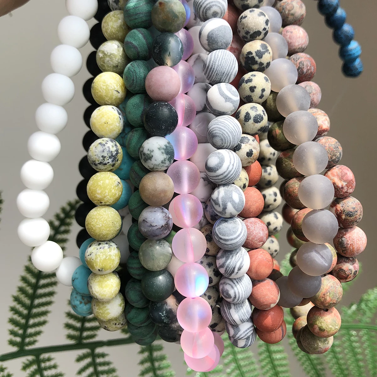 Бусины Из Натурального матового морганита агата тигрового глаза 4 мм 6 8 10 круглые