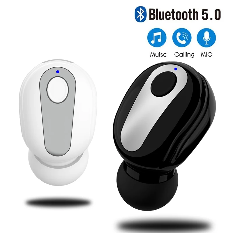 Мини S9 Беспроводные наушники с одним ухом Bluetooth совместимые спортивные