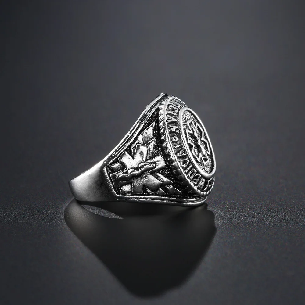 Винтажные кольца &quotЗвезда жизни&quot для мужчин специальный символ доктор