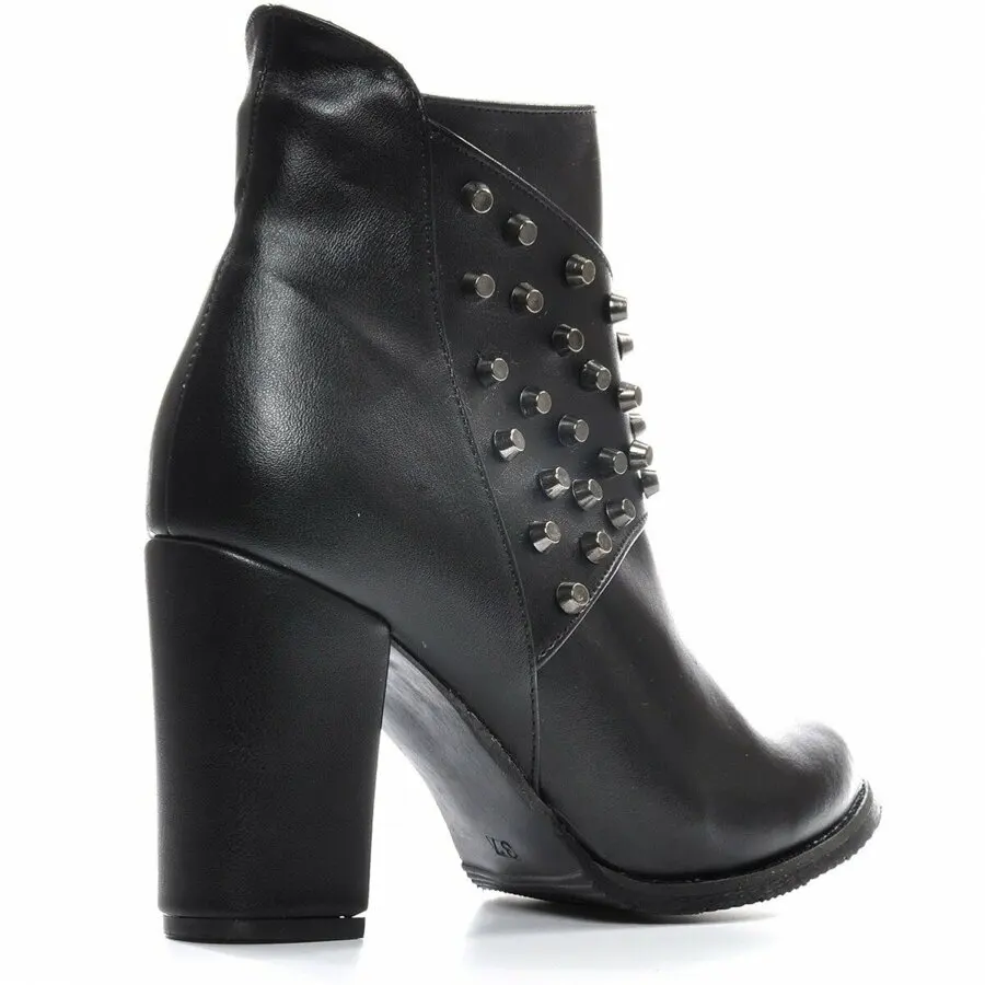

Women Boots Mink Shoes Women Black Boots Vzn19-049K