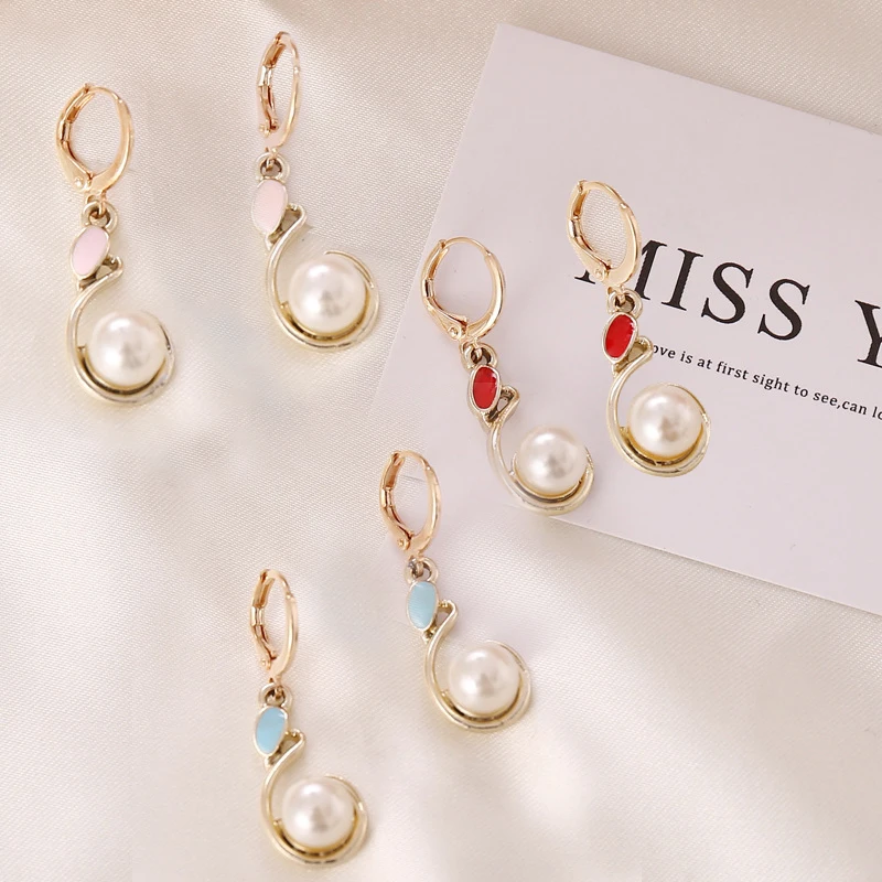 Bacolod жемчуг длинные висячие серьги для женщин и девочек 2020 Новое поступление