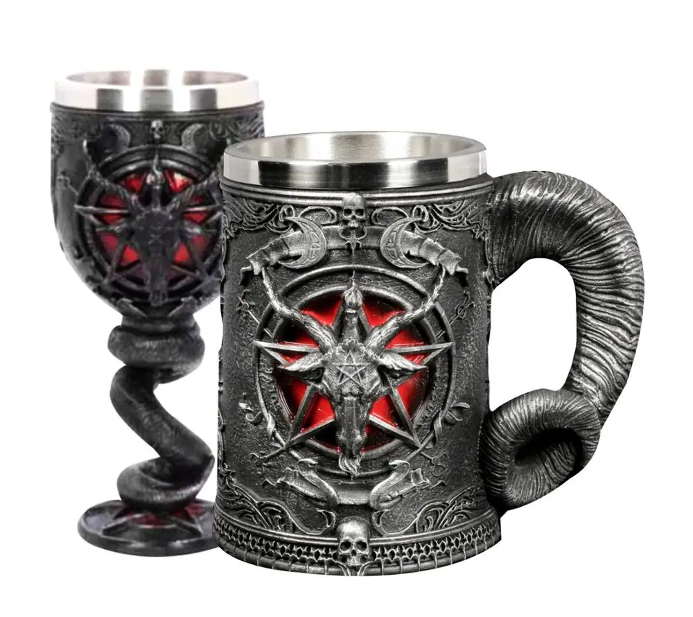 Пивные кружки кофейные чашки 3D Готический Кубок железный престол Танкард из