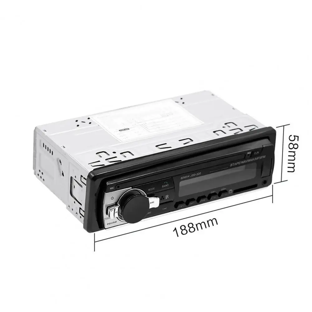

50% Hot Sales JSD-520 Car Radio MP3 Player Bluetooth Hands-free Call U Disk Reading Radio Player for Vehicles