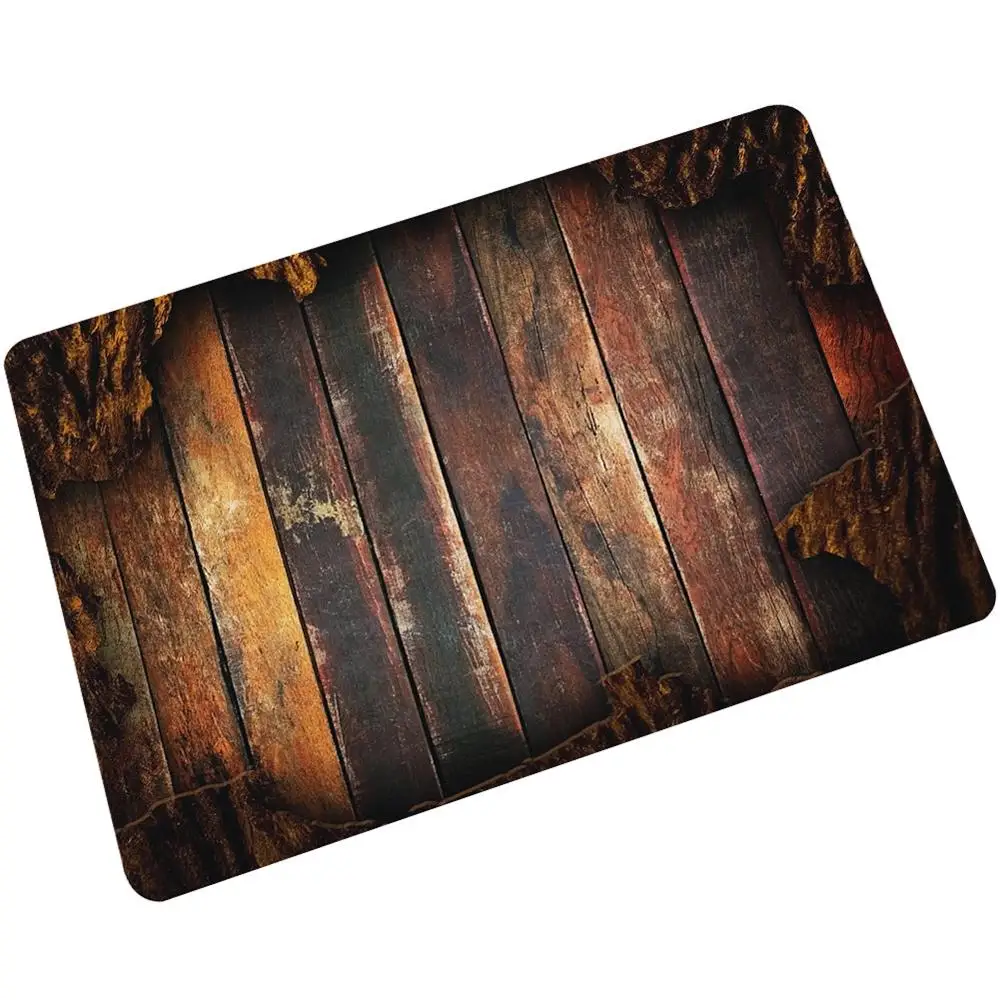 Деревянный коврик для кухни напольный входной двери нескользящий гостиной ковер