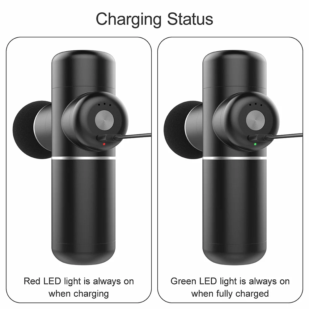 

2021 New High Frequency Massage Muscle Relax Body Relaxation Electric Massager Gun With Portable Bag Therapy For Fitness