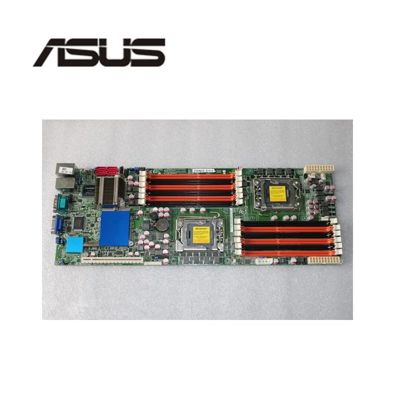 Для ASUS Z8NH D12 б/у оригинал для Intel 5500 Серверная материнская плата Socket LGA 1366 DDR3 X58 X58M