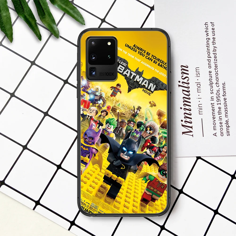 

LEGOS Phone Case For Samsung Galaxy Note S 8 9 10 20 Plus E Lite Uitra black Prime Luxury Back Soft Cell 3D Shell Tpu Hoesjes