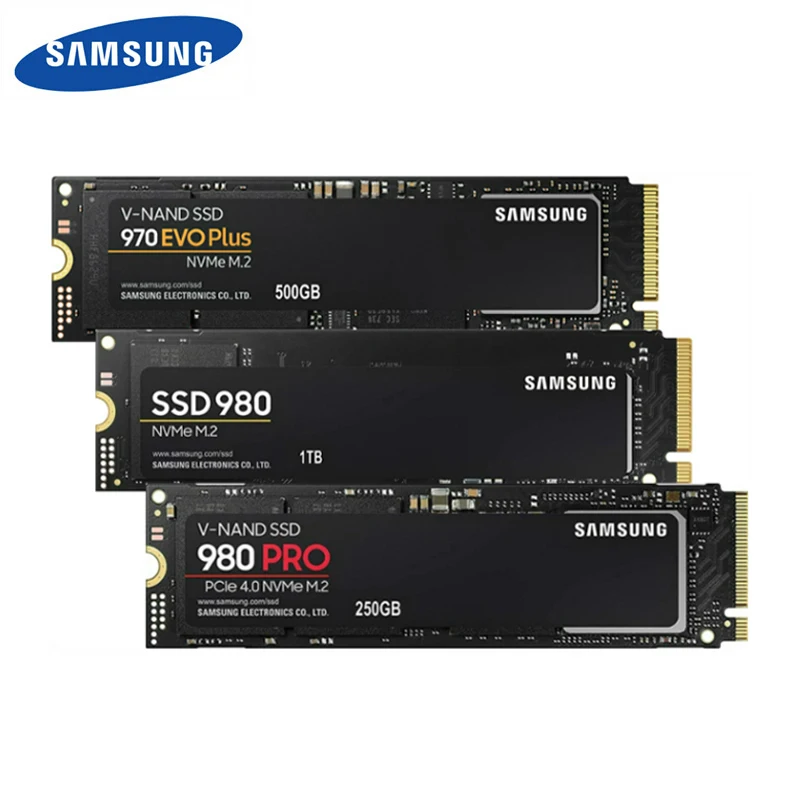Samsung 970 EVO Plus SSD 250 ГБ M2 NVMe 2280 500 Гб ТБ 2 Внутренний твердотельный накопитель TLC PCIe 3 0x4 1