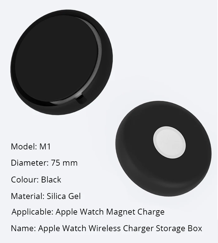 Fivetech док-станция для зарядки для Apple Watch, версии Беспроводной Зарядное устройство чехол Подставка для хранения мягкий силиконовый кронштейн для наручных часов Apple Watch 4/3/2/1 Базовое покрытие