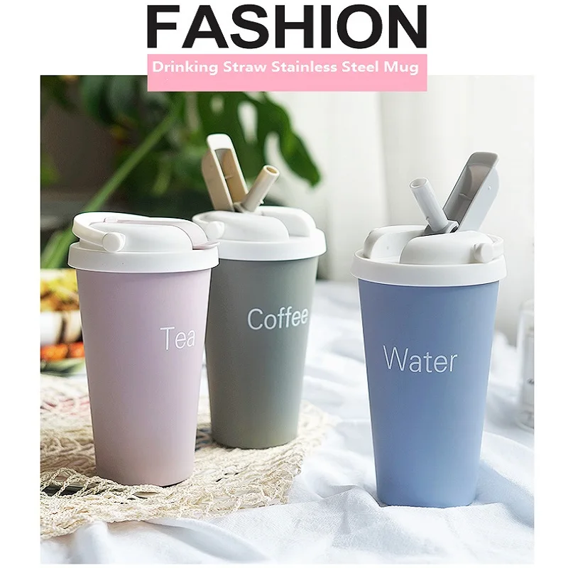 Двойная кофейная кружка из нержавеющей стали утолщенный большой автомобильный