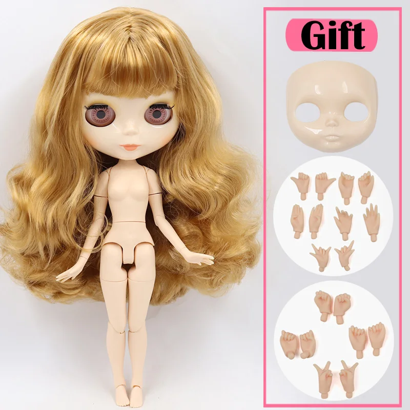 doll hand ab face ICY Blyth Кукла № 1 глянцевое лицо белая кожа сустава тела 1/6 BJD Специальная цена 1/4 BJD, Pullip, Jerryberry, Licca игрушка подарок - Цвет: doll hand ab face