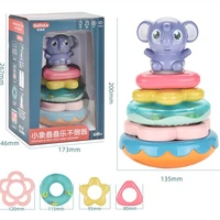 kids toy baby elephant tumbler early education enlightenment light and sound toys childrens gifts multiple colour