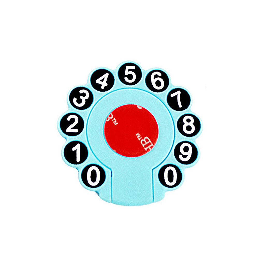 Автомобильный Стайлинг телефонный номер карта Временная парковочная наклейка с