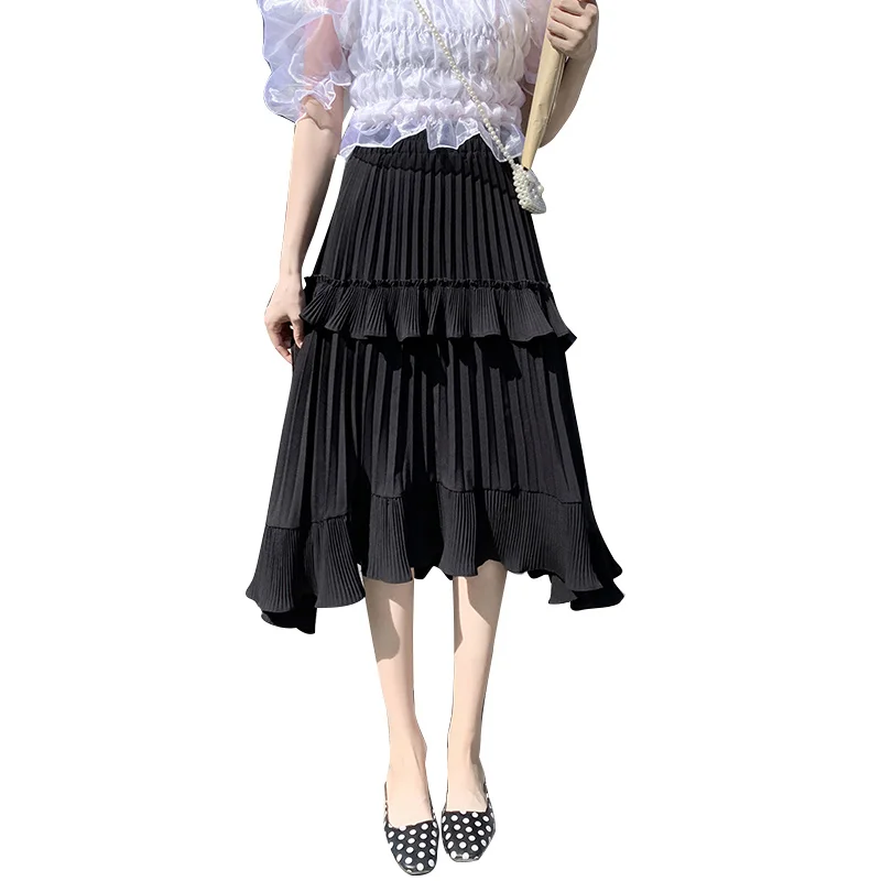 Cheap wholesale 2021 spring summer autumn new fashion casual sexy women Skirt woman female OL long skirt Py1460