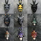 Японские Автомобильные подвесные маски на шлем Samurai Kabuto, подвесные маски для лица, подвесные украшения для зеркала заднего вида, интерьер