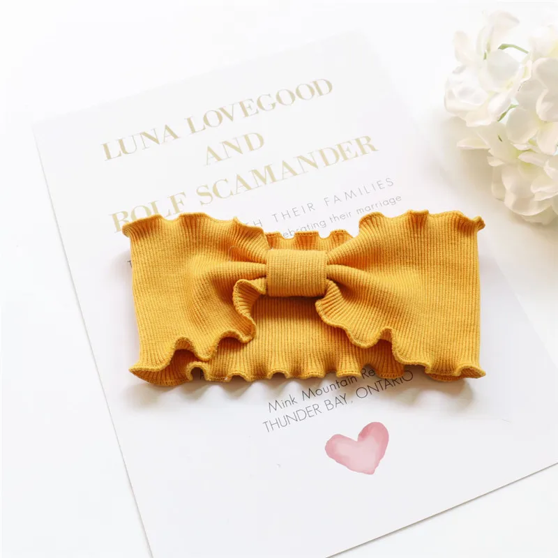 Kids Headband VIntage Women Girls Wave Headwrap Children Tie Knot Headbands Stretchy Turban Autumn Winter Hairband Bandeau Lady | Детская
