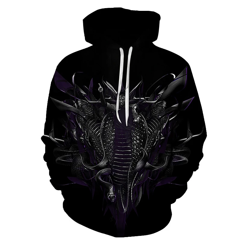

2021 Japanese animation autumn men loose fashion retro Seven dragon animation hoodie loose thin handsome primary and middle scho