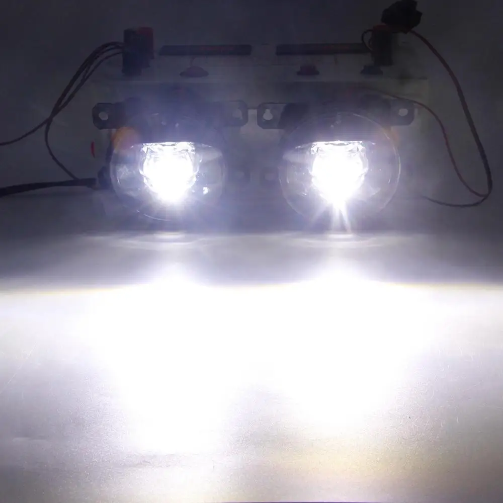 

Противотуманные фары в сборе для Renault Talisman 2016 2017 2018 водителя автомобиля + пассажирские светодиодные линзы противотуманные фары дневные ходовые огни H11 12 В