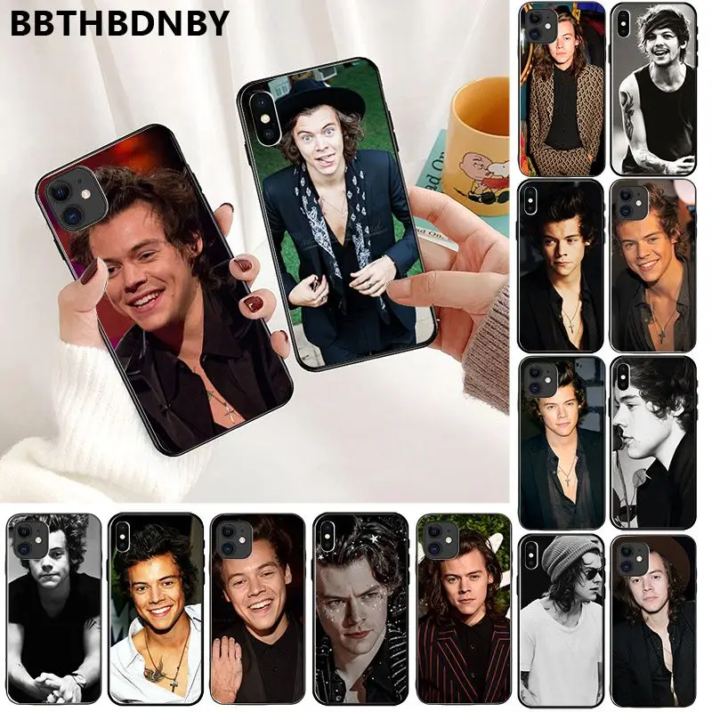 Чехол для телефона Harry Styles на заказ фото мягкий чехол Fundas iPhone 11 pro XS MAX 8 7 6 6S Plus X 5 5S SE