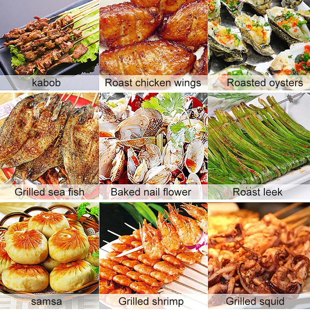 Гриль для барбекю дома и улицы угольная плита кемпинга портативная настольная