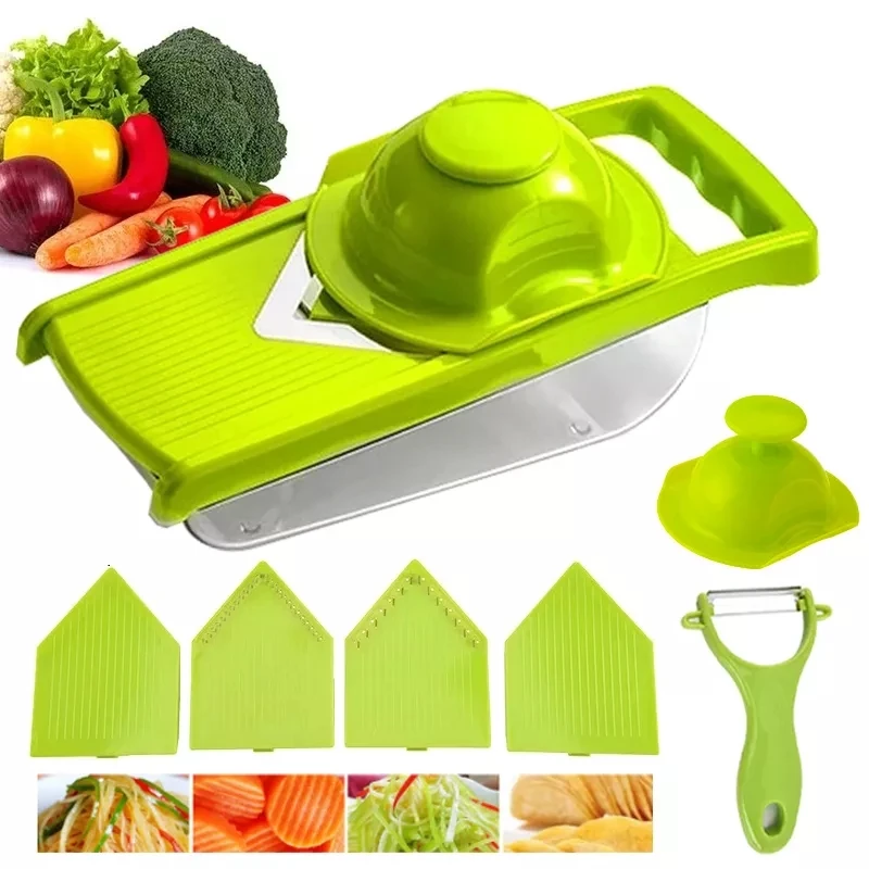 

Multi-Functional Vegetable Cutter Fruits Potato Slicer Carrot Shredder Grater Kitchen Tools Accessories All In One kitchen items